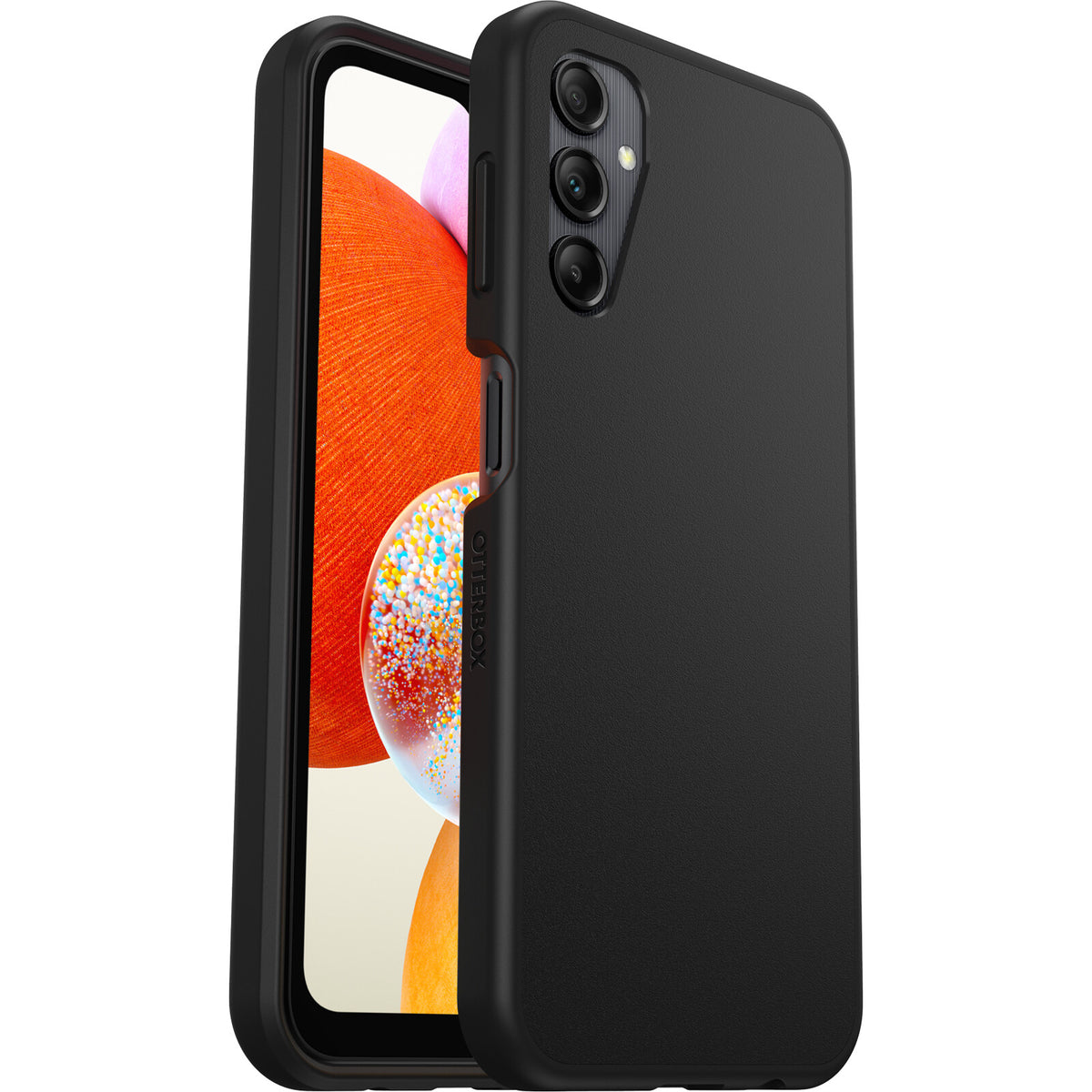 OtterBox React Case for Galaxy A14 in Black - No Packaging