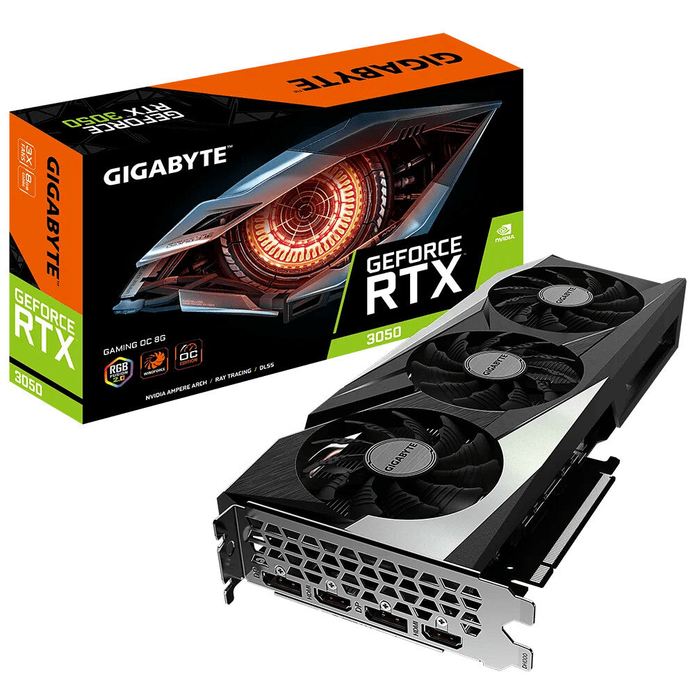 GIGABYTE GAMING OC - NVIDIA 8 GB GDDR6 GeForce RTX 3050 graphics card