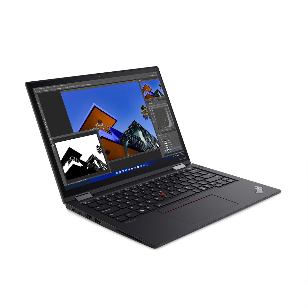 Lenovo ThinkPad X13 Yoga Gen 3 Hybrid (2-in-1) - 33.8 cm (13.3&quot;) - Touchscreen - Intel® Core™ i5-1235U - 16 GB LPDDR4x-SDRAM - 256 GB SSD - Wi-Fi 6E - Windows 11 Pro - Black