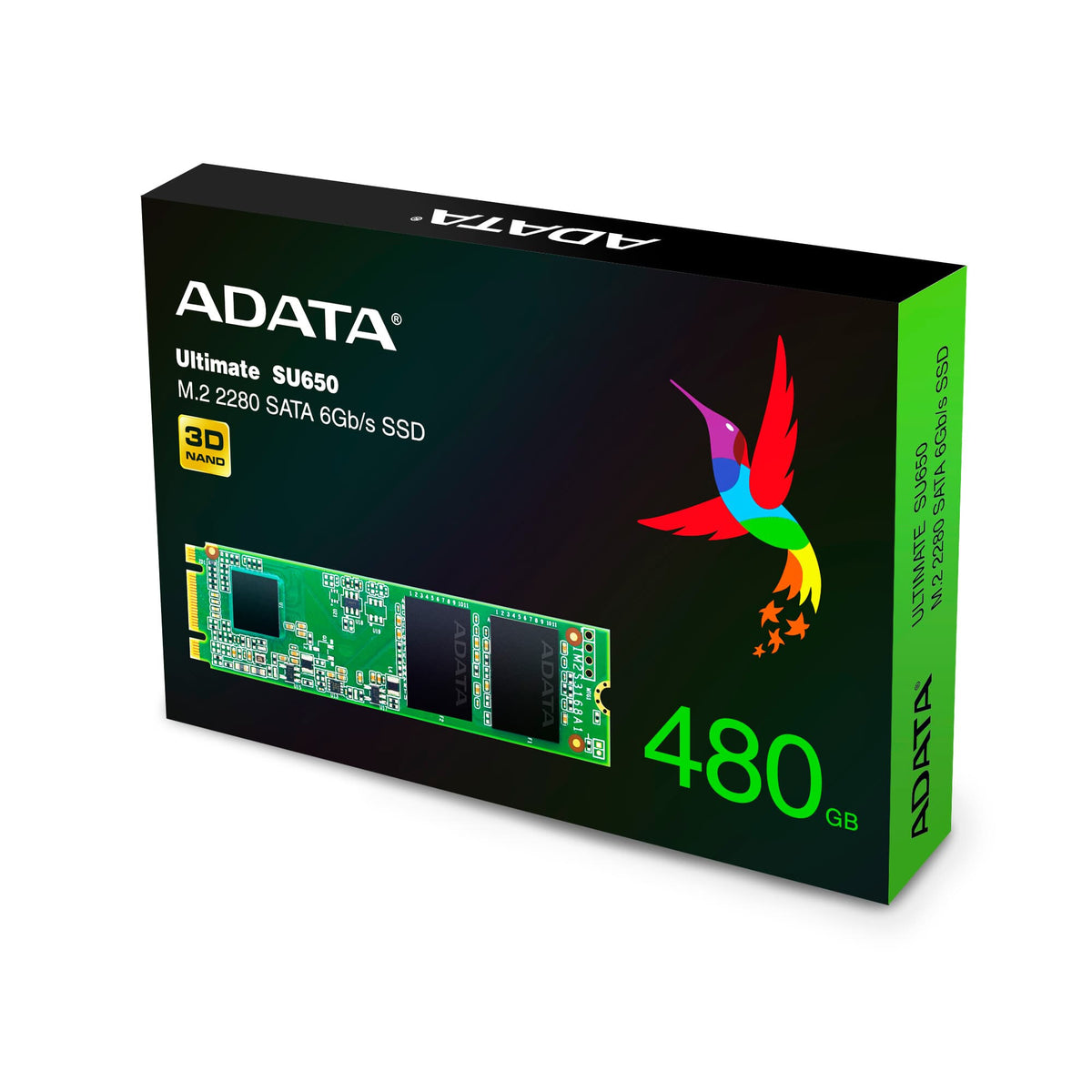 ADATA Ultimate SU650 - Serial ATA III 3D TLC M.2 SSD - 480 GB