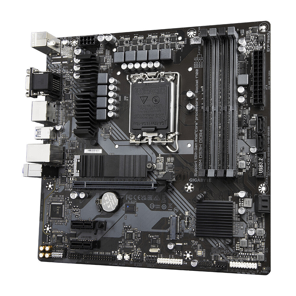 Gigabyte B760M DS3H DDR4 micro ATX motherboard - Intel B760 LGA 1700