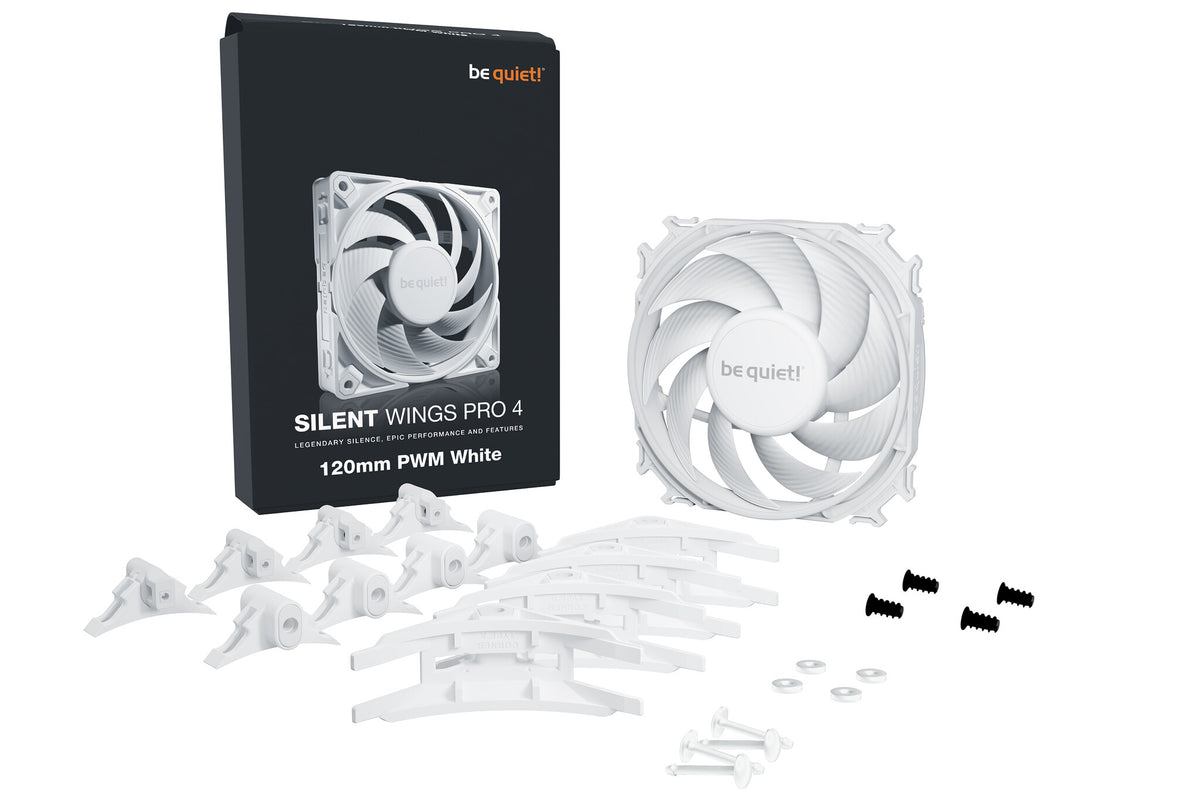 be quiet! BL118 - Computer Case Fan in White - 120mm