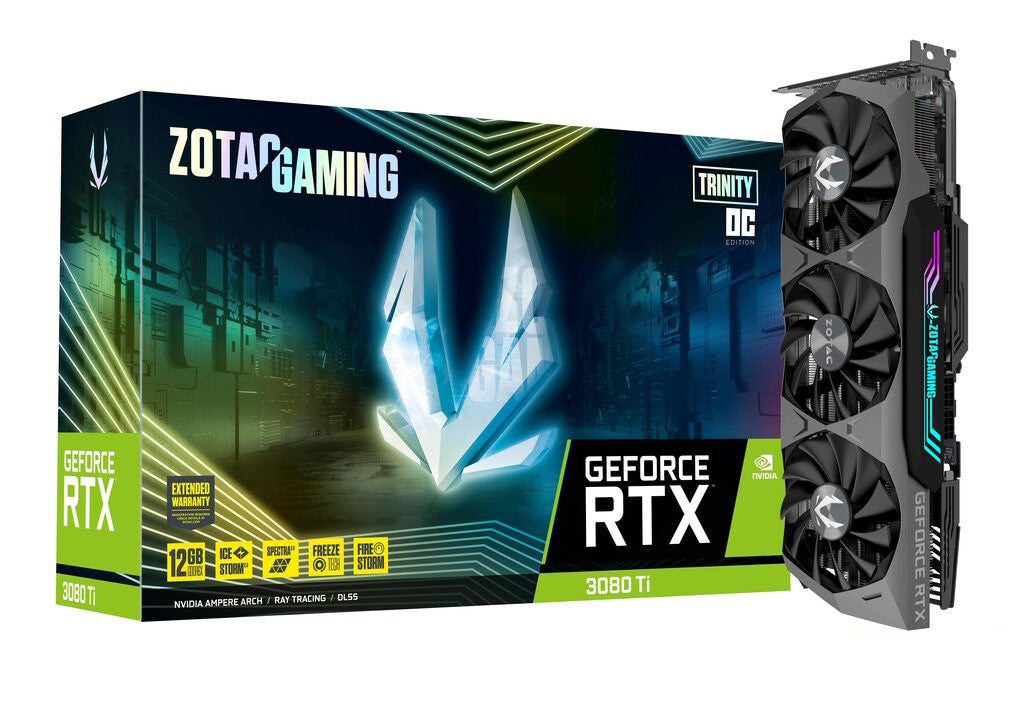 Zotac GAMING Trinity OC - NVIDIA 12 GB GDDR6X GeForce RTX 3080 Ti graphics card