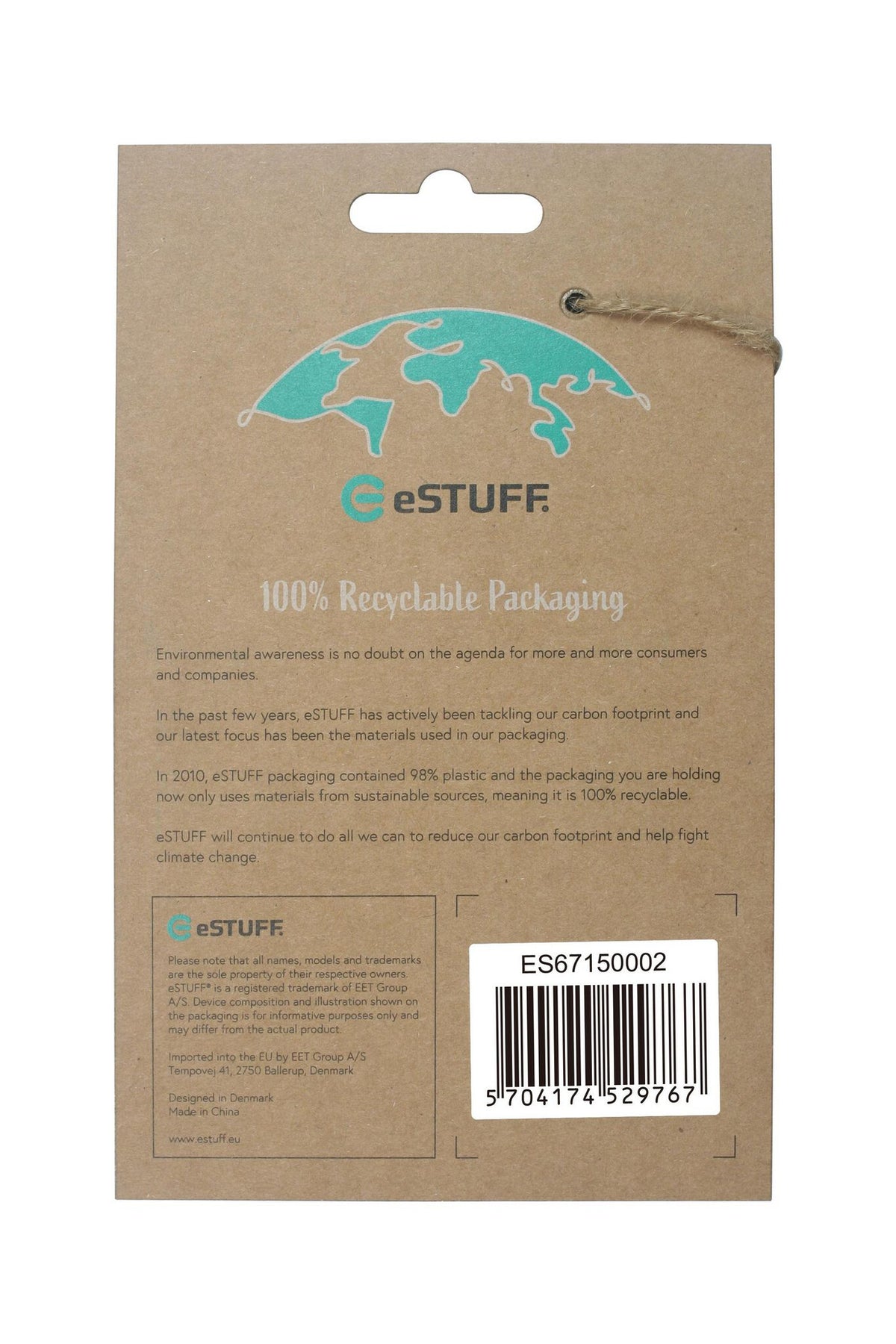 eSTUFF DUBLIN Magnetic mobile phone case for iPhone 13 in Black