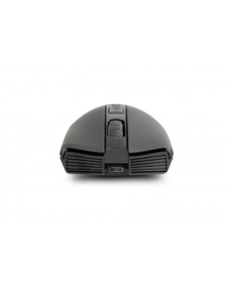 Urban Factory ONLEE -  Ambidextrous RF Wireless + Bluetooth Optical Mouse in Black - 2,400 DPI