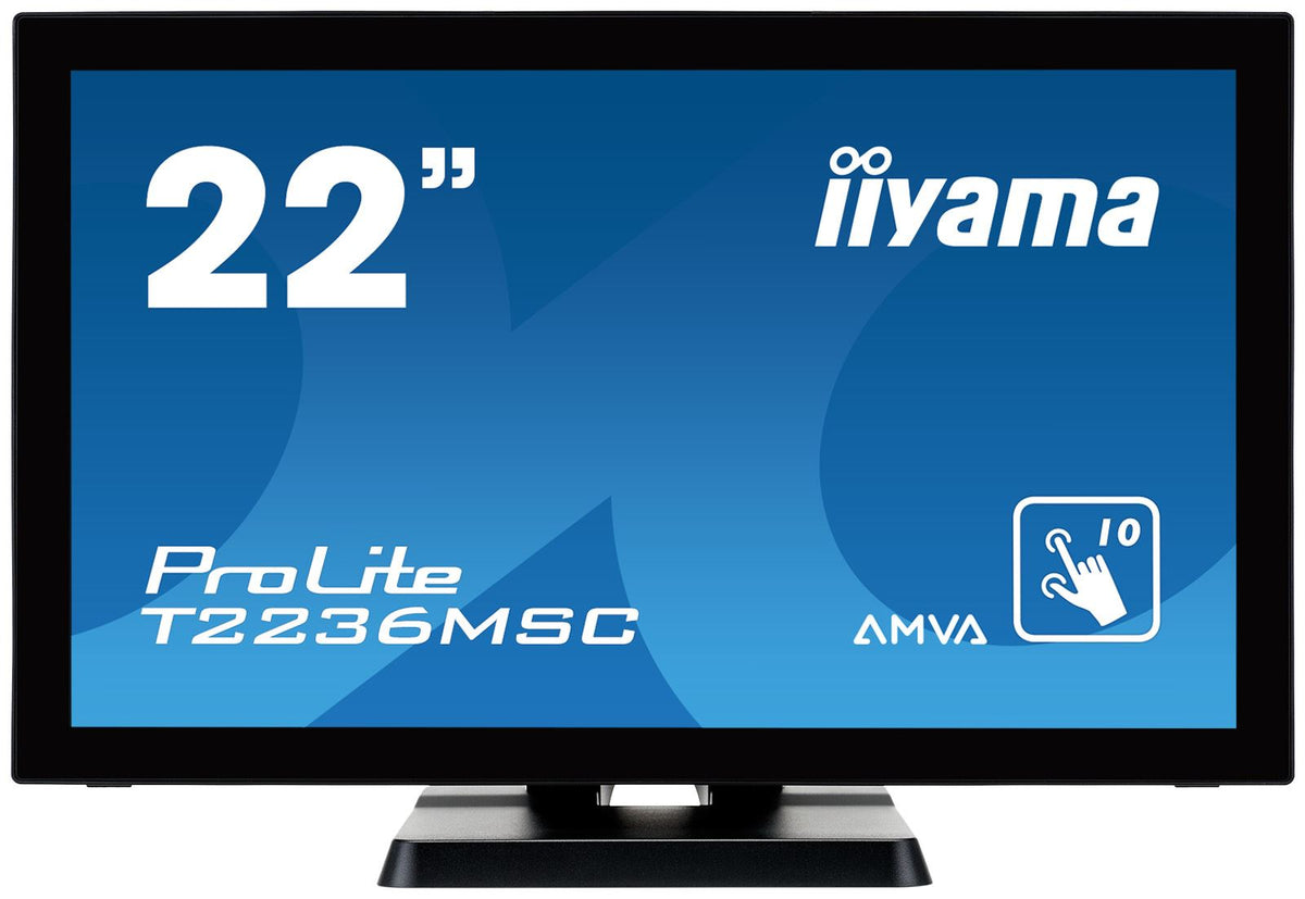 iiyama ProLite T2236MSC-B2 54.6 cm (21.5&quot;) 1920 x 1080 pixels LED Touchscreen Monitor