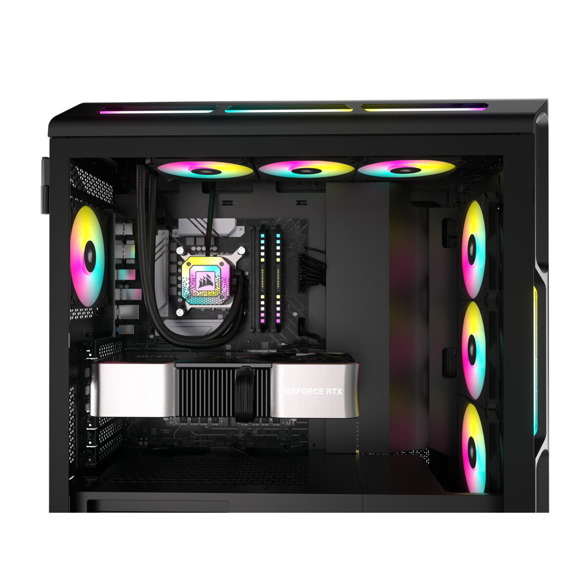 Corsair iCUE AF120 RGB SLIM - Computer Case Fan in Black - 120mm