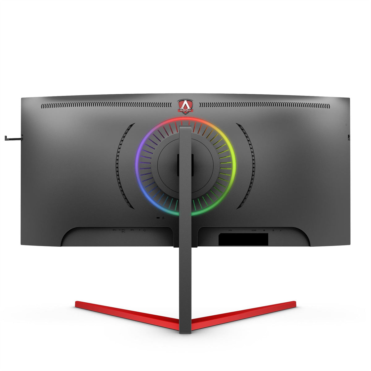 AOC AGON 3 AG353UCG Computer Monitor 88.9 cm (35&quot;) 3440 x 1440 pixels Quad HD LED Black, Red