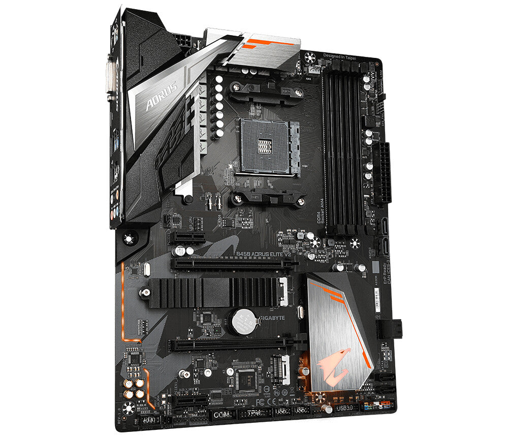 Gigabyte B450 AORUS Elite V2 ATX motherboard - AMD B450 Socket AM4