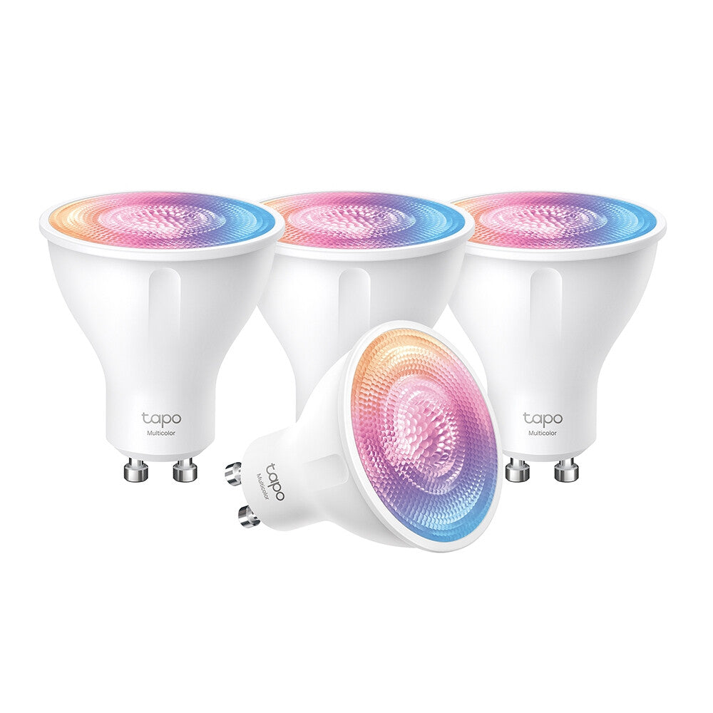 TP-Link Tapo Smart Wi-Fi Lightbulb - Multicolour - GU10 (Pack of 6)