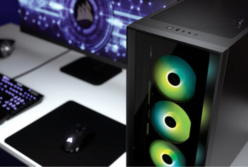 Corsair iCUE 4000X RGB - ATX Mid Tower Case in Black