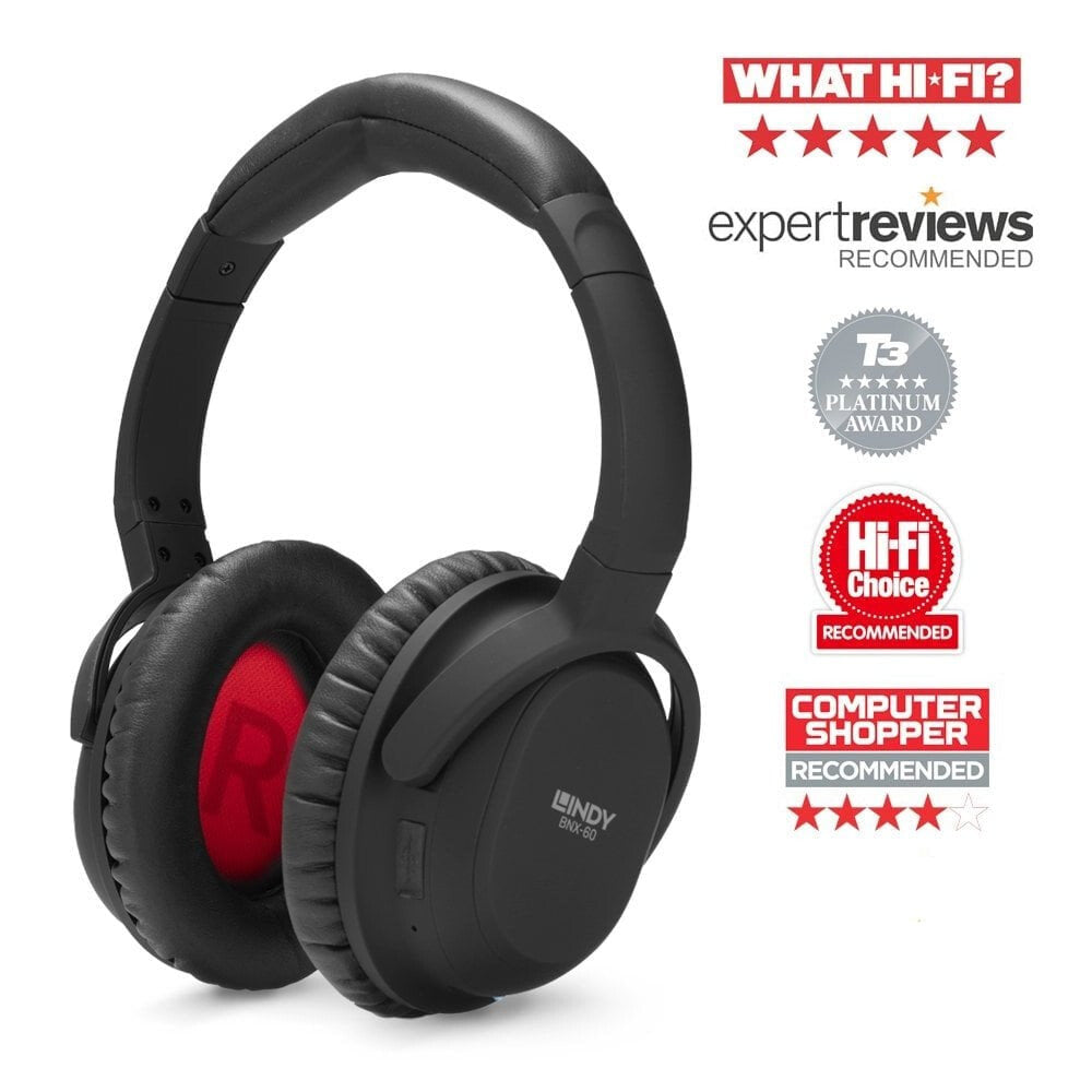 Lindy BNX-60 - Wireless Active Noise Cancelling Headphones with aptX