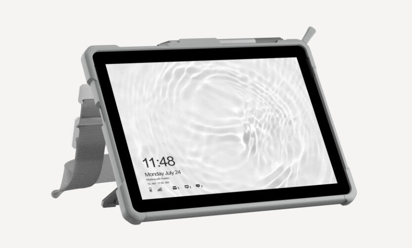 Urban Armor Gear Plasma Healthcare Series for Microsoft Surface Go 2 in Grey / White