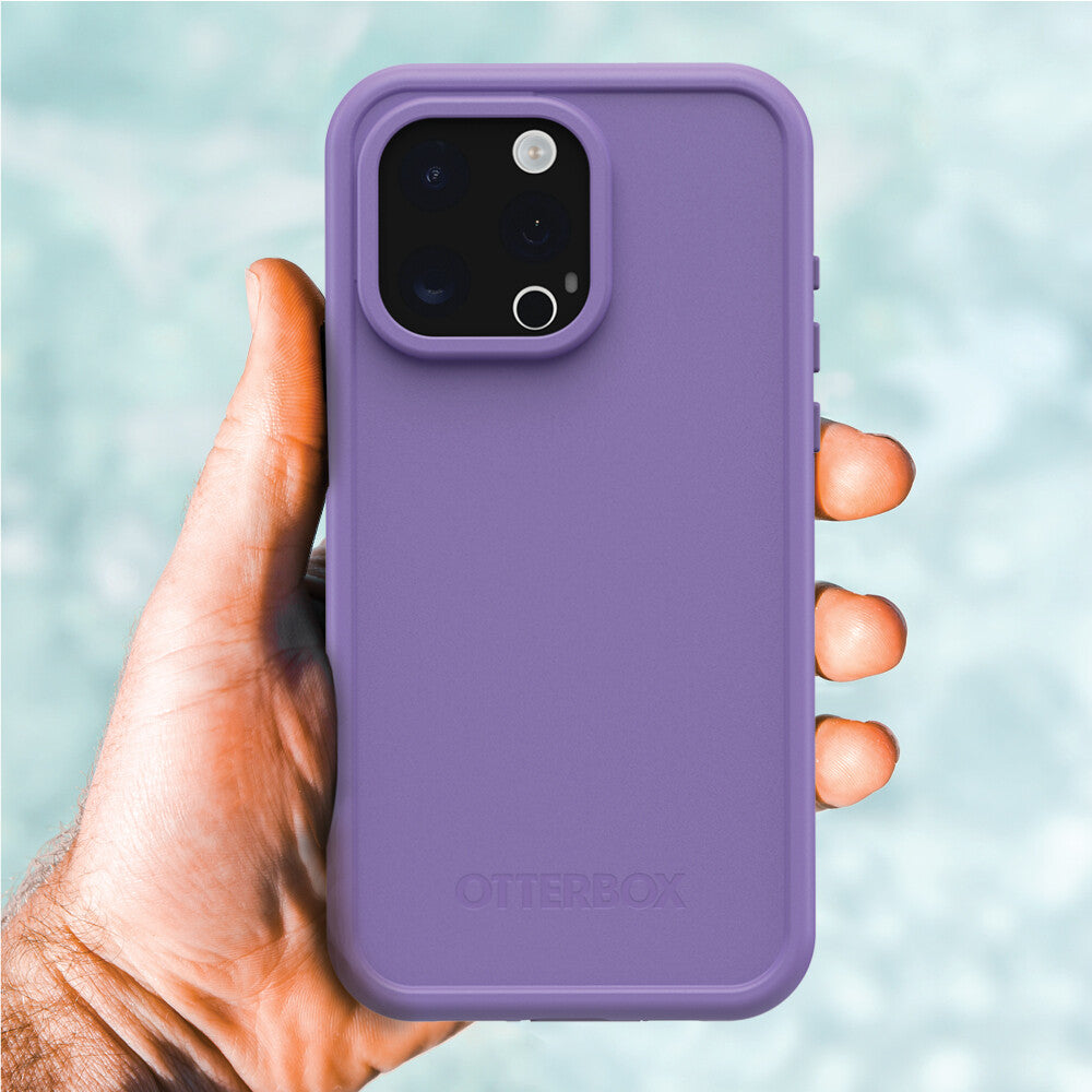 OtterBox Frē Series for iPhone 15 Pro Max in Rule of Plum (Purple)