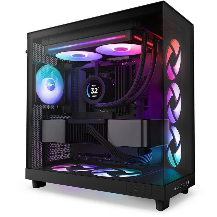 NZXT F280 RGB Core - Computer Case Fan in Black - 280mm