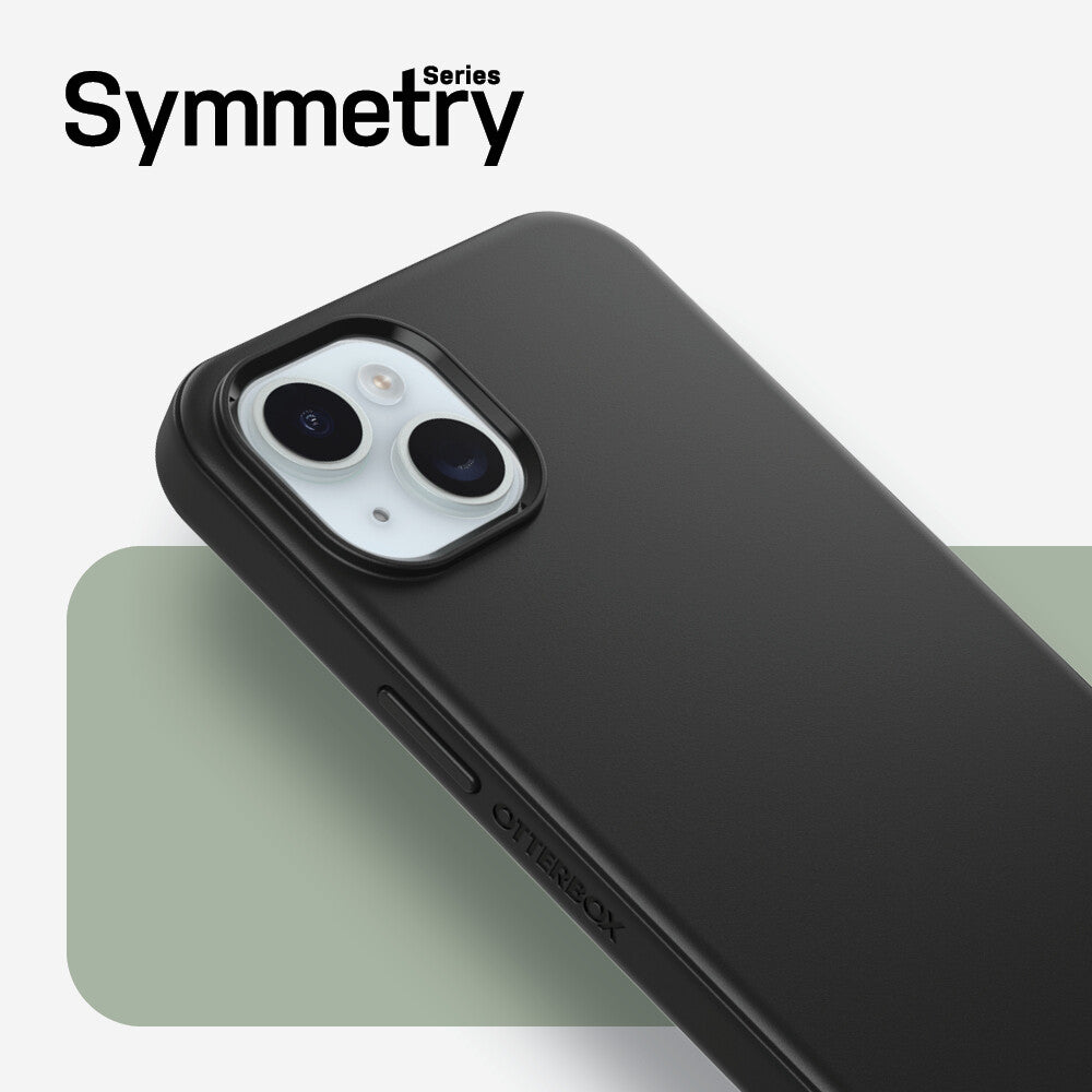 OtterBox Symmetry Series for iPhone 15 Plus in Black