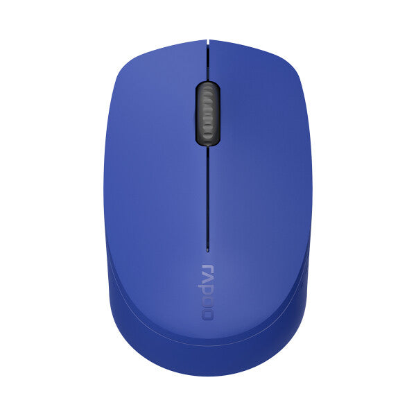 Rapoo M100 Ambidextrous RF Wireless + Bluetooth Optical Mouse in Blue - 1,300 DPI