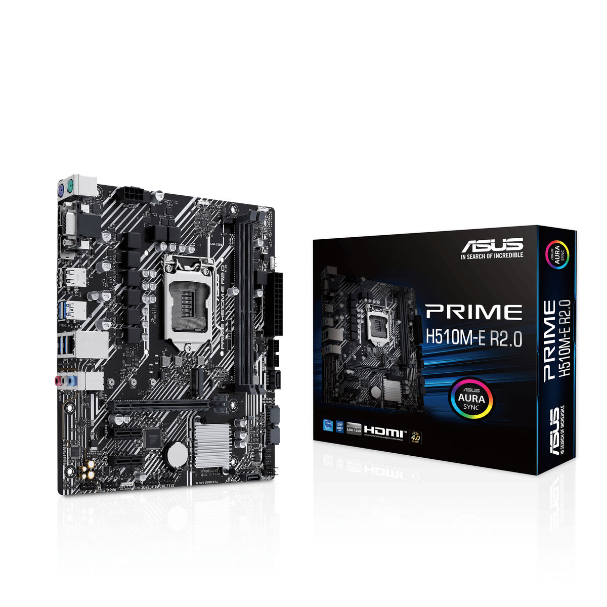 ASUS PRIME H510M-E R2.0 micro ATX motherboard - Intel H470 LGA 1200