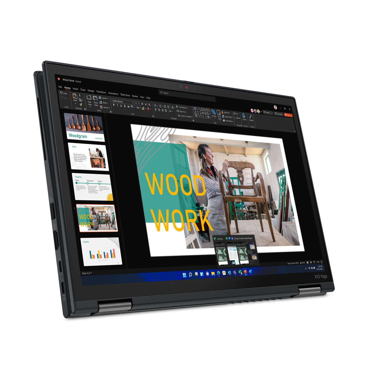 Lenovo ThinkPad X13 Yoga Gen 3 Hybrid (2-in-1) - 33.8 cm (13.3&quot;) - Touchscreen - Intel® Core™ i7-1255U - 16 GB LPDDR4x-SDRAM - 512 GB SSD - Wi-Fi 6E - Windows 11 Pro - Black