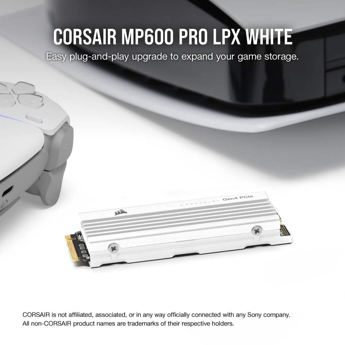 Corsair MP600 PRO LPX - PCI Express 4.0 3D TLC NAND NVMe M.2 SSD - 4 TB