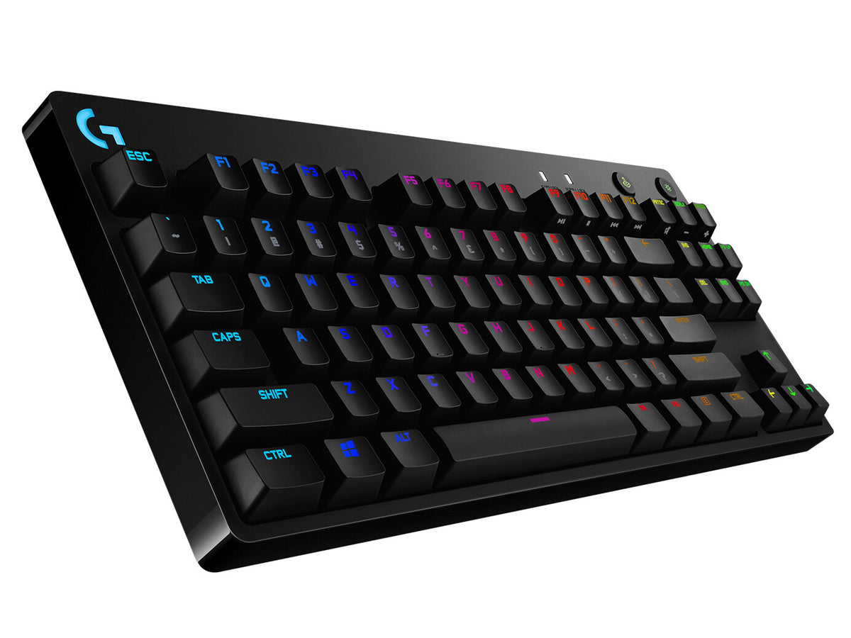 Logitech G G PRO - USB Wired RGB Mechanical TKL Gaming Keyboard in Black (QWERTY Nordic)