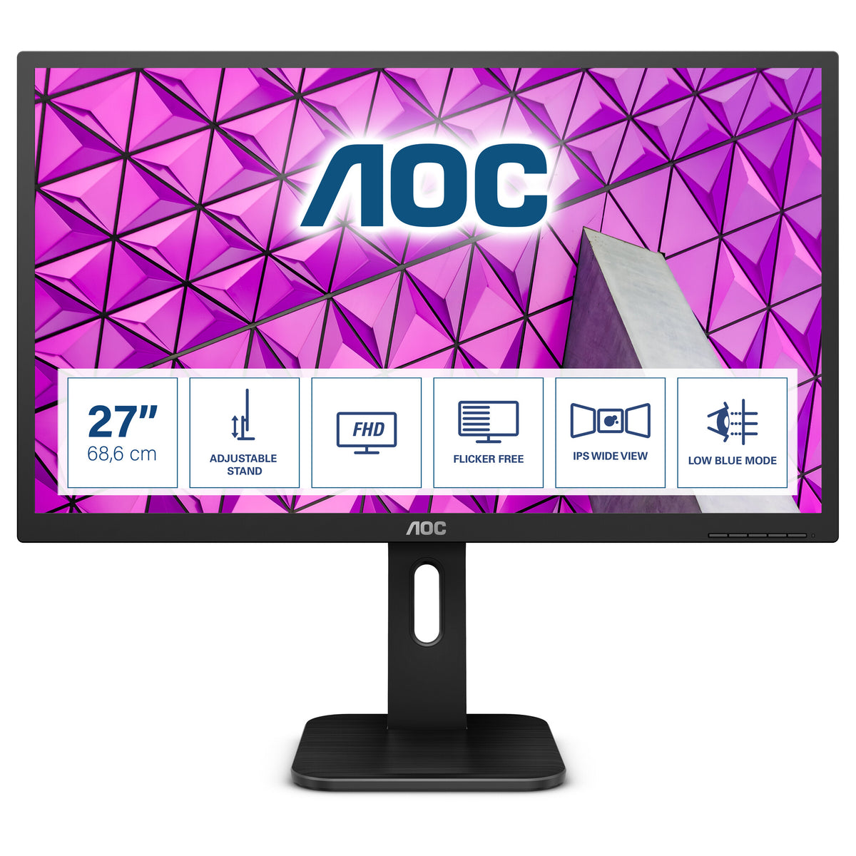 AOC P1 27P1 - 68.6 cm (27&quot;) - 1920 x 1080 pixels FHD LED Monitor