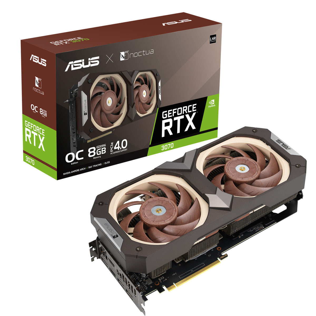 ASUS NOCTUA Edition - NVIDIA 8 GB GDDR6 GeForce RTX 3070 graphics card