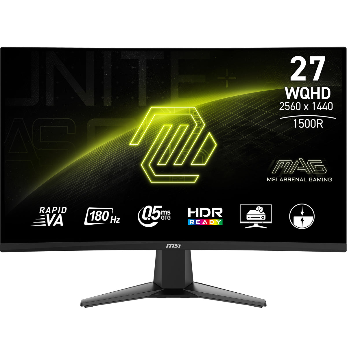 MSI MAG 27CQ6F - 68.6 cm (27&quot;) - 2560 x 1440 pixels QHD LCD Monitor