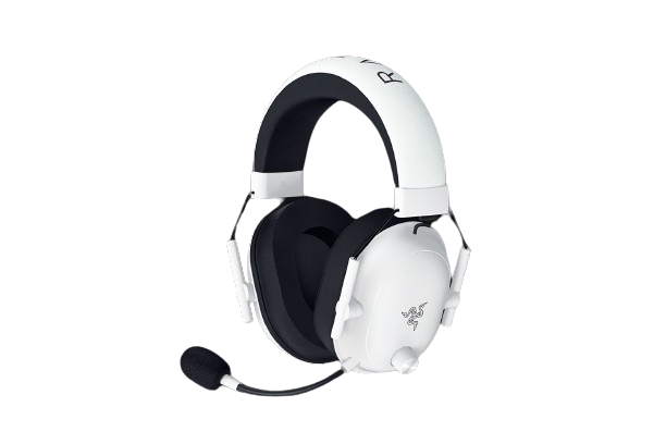 Razer BlackShark V2 HyperSpeed - USB Type-A Wired &amp; Wireless Bluetooth Gaming Headset in White