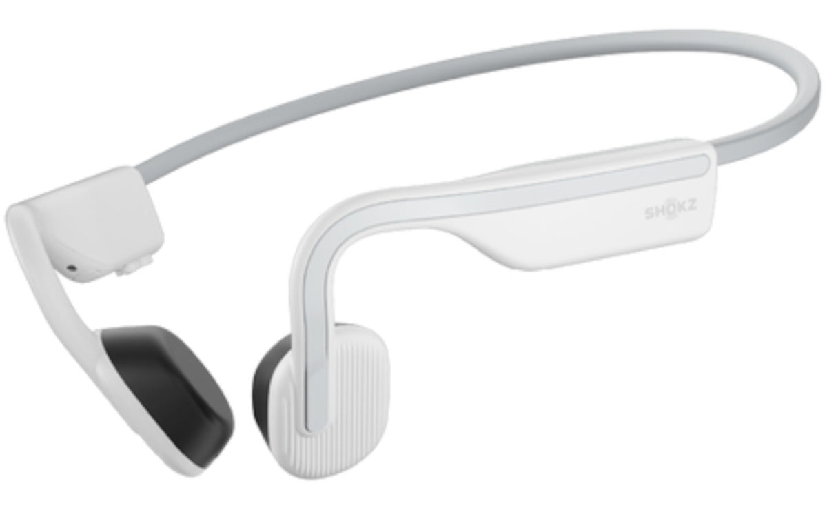 SHOKZ OpenMove Headphones Wireless Ear-hook Music USB Type-C Bluetooth White