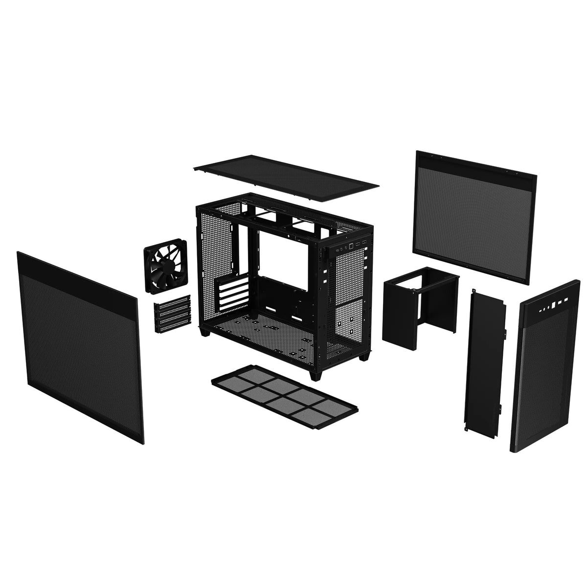 Asus Prime AP201 - MicroATX Mini Tower Case in Black