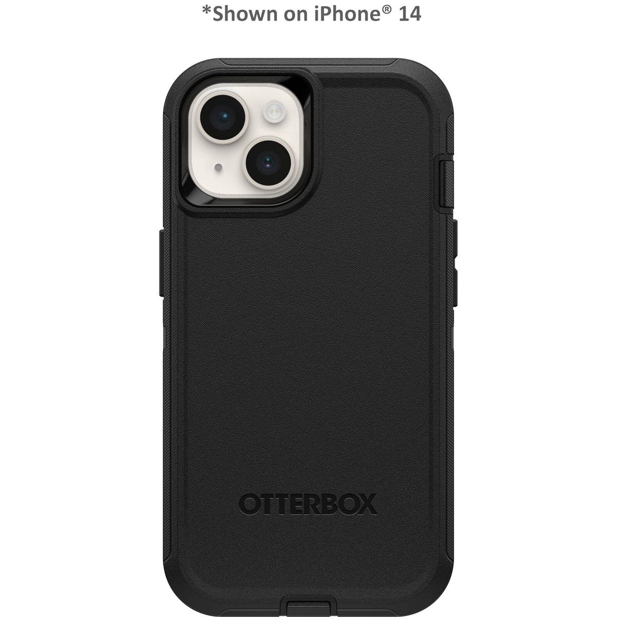 OtterBox Defender Series for iPhone 15 Pro Max in Black - No Packaging