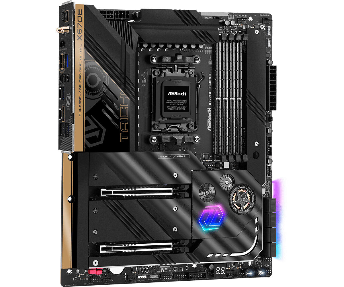 Asrock X670E TAICHI Extended ATX motherboard - AMD X670 Socket AM5