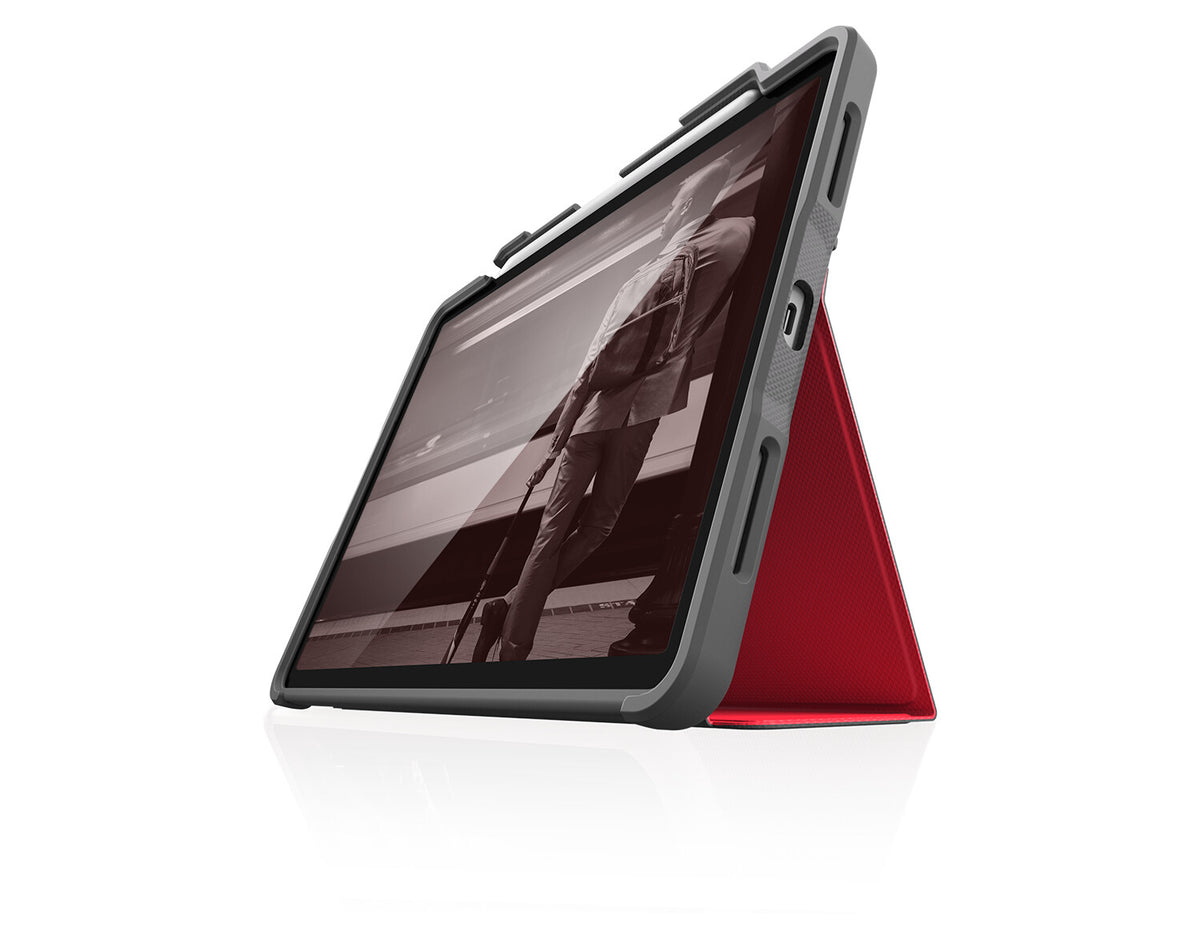 STM Dux Plus Folio Case for 10.9&quot; iPad Air in Red