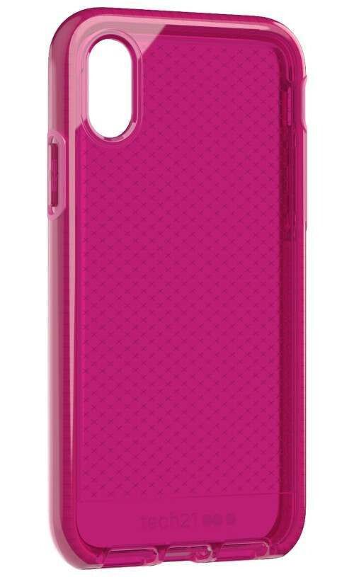 Tech21 Evo Check for iPhone X in Fuchsia