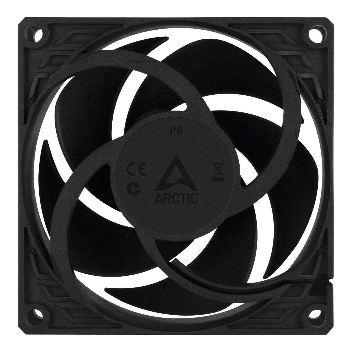 ARCTIC P8 - Computer Case Fan in Black - 80mm