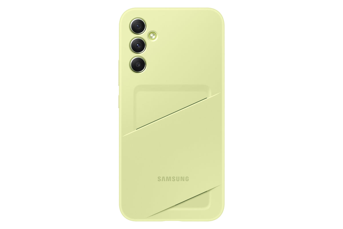 Samsung Card Slot Case for Galaxy A34 in Lime