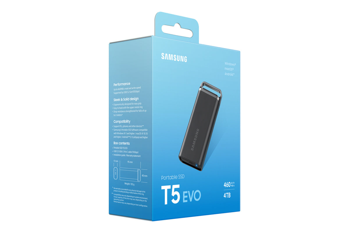 Samsung T5 EVO Portable SSD - 4 TB