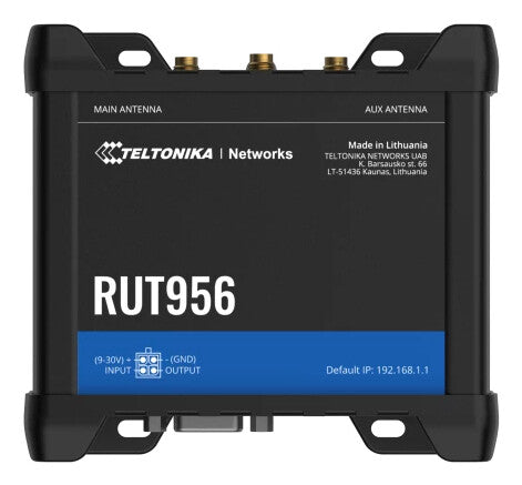 Teltonika RUT956 - WiFi 4 3G/4G LTE Cat 4 Cellular Network Router