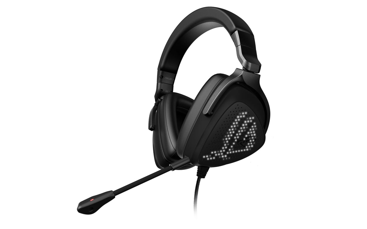 ASUS ROG DELTA S ANIMATE - USB Type-C Wired Gaming Headset in Black