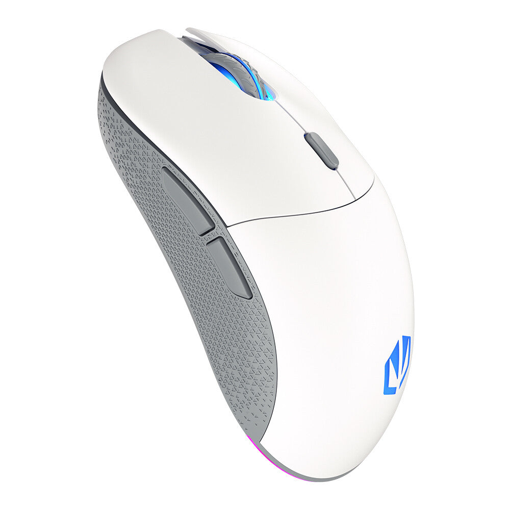 ENDORFY GEM Plus - USB Type-C Wired + RF Wireless Optical Mouse in White - 26,000 DPI