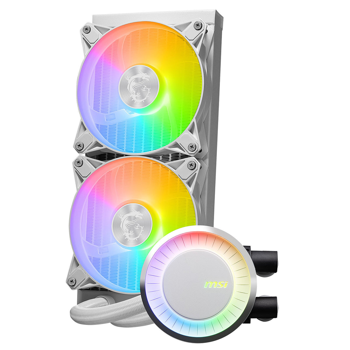 MSI MAG CORELIQUID E240 WHITE - Liquid Processor Cooler in White - 240mm