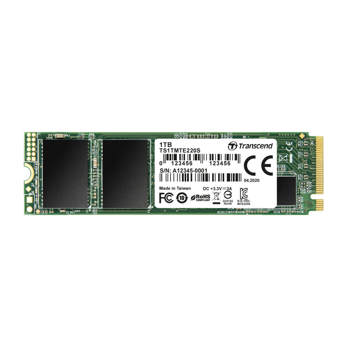 Transcend 220S - PCIe M.2 SSD - 1TB