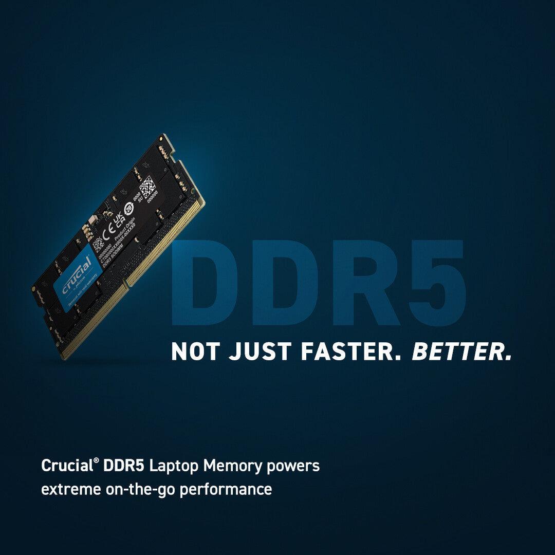 Crucial -  1 x 48 GB DDR5 SO-DIMM 5600 MHz ECC memory module