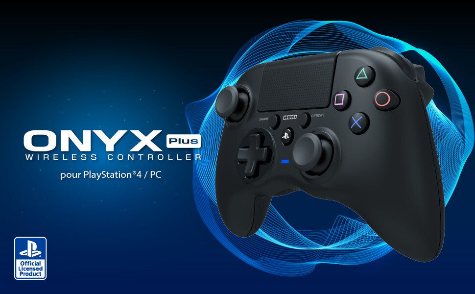 Hori ONYX Plus - Bluetooth Wireless Gaming Controller for PC / PS4