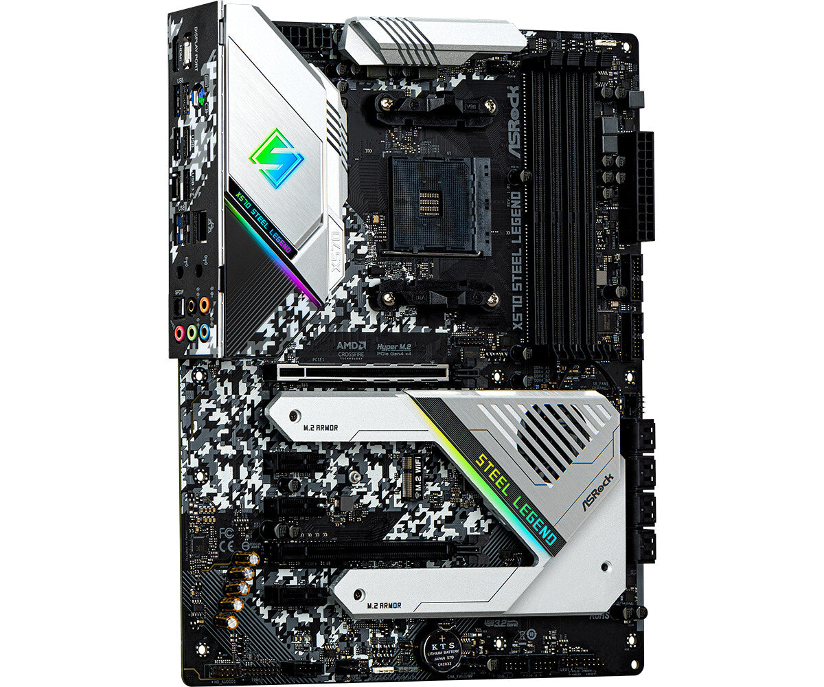 Asrock X570 Steel Legend ATX motherboard - AMD X570 Socket AM4