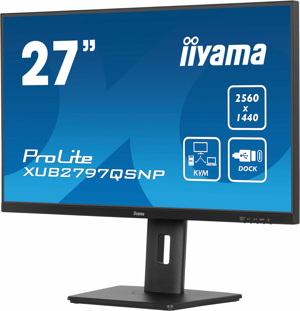 iiyama ProLite XUB2797QSNP-B1 - 68.6 cm (27&quot;) - 2560 x 1440 pixels WQHD LED Monitor