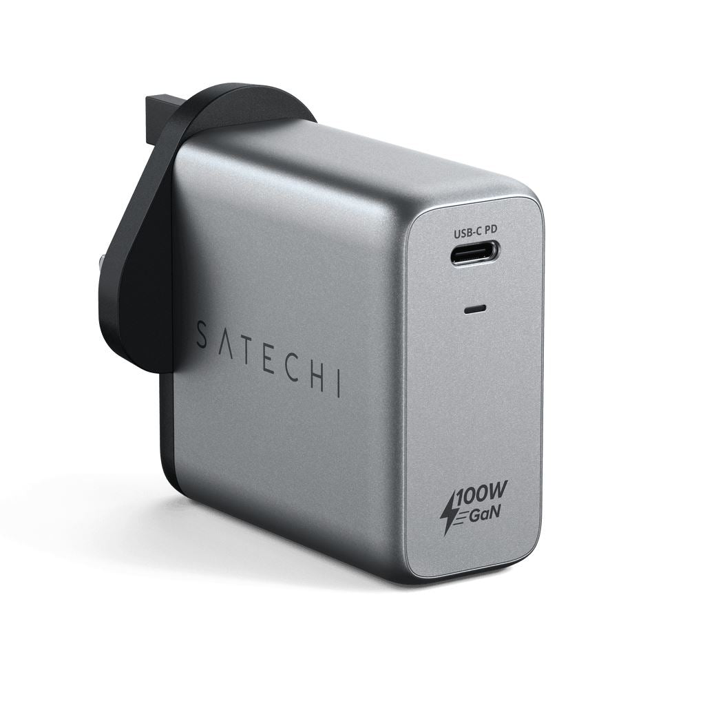 Satechi ST-UC100WSM-UK mobile device charger Universal Grey AC Fast charging Indoor