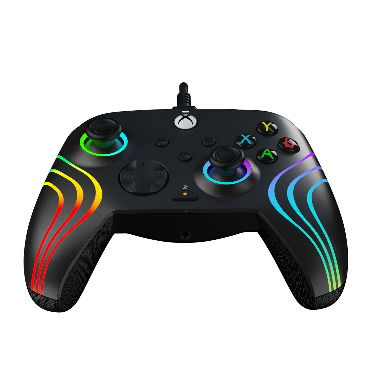 PDP Afterglow Wave - Wired USB Gamepad for PC / Xbox Series X|S in Black