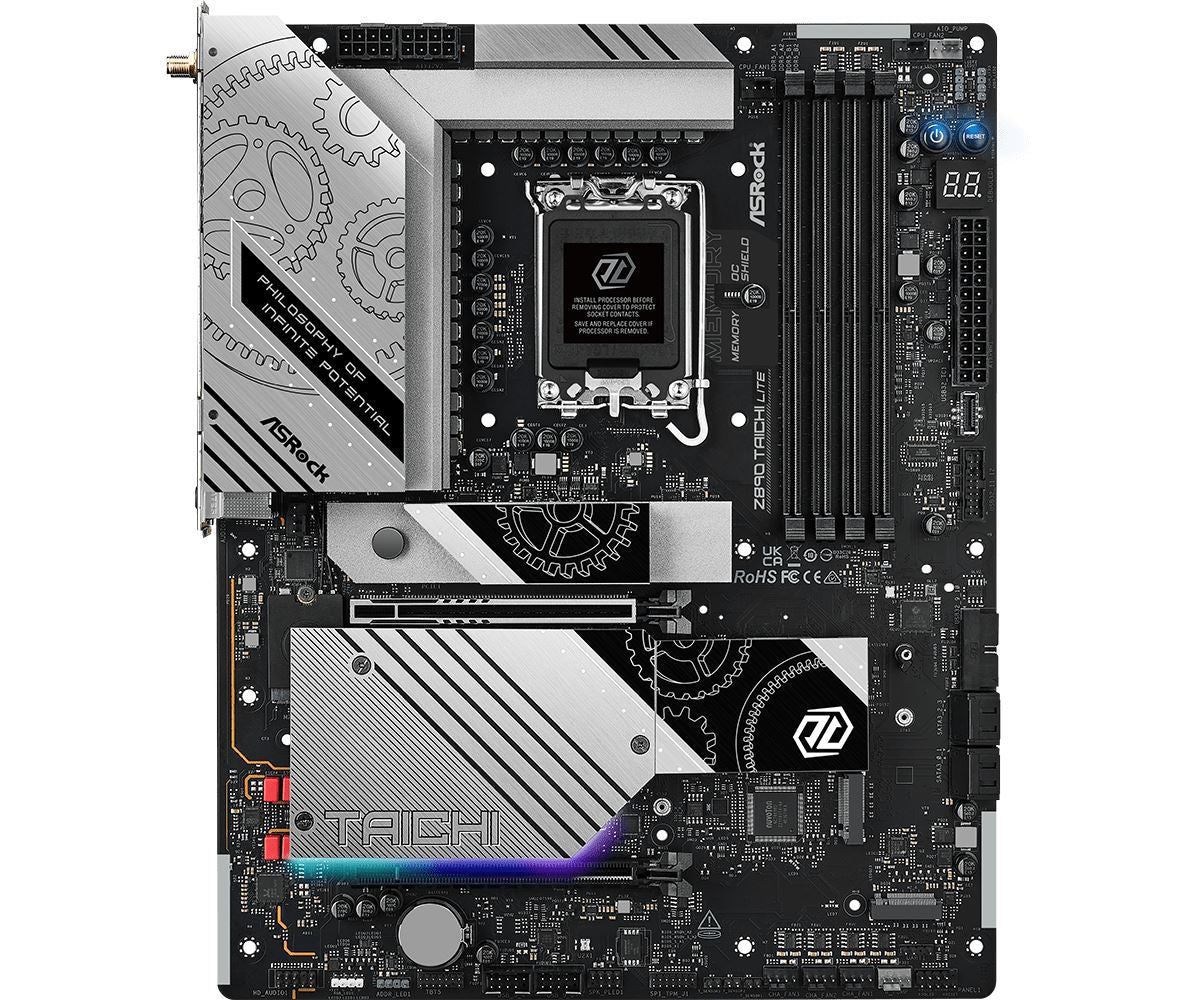 Asrock Z890 Taichi Lite ATX motherboard - Intel Z890 LGA 1851